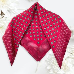 Vintage Givenchy Nouvelle Boutique Geometric Silk Scarf
